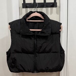 SHEIN Black Puffer Vest